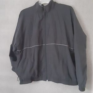 Online Jacket Men's Large Black Full Zip Wind Breaker 2508